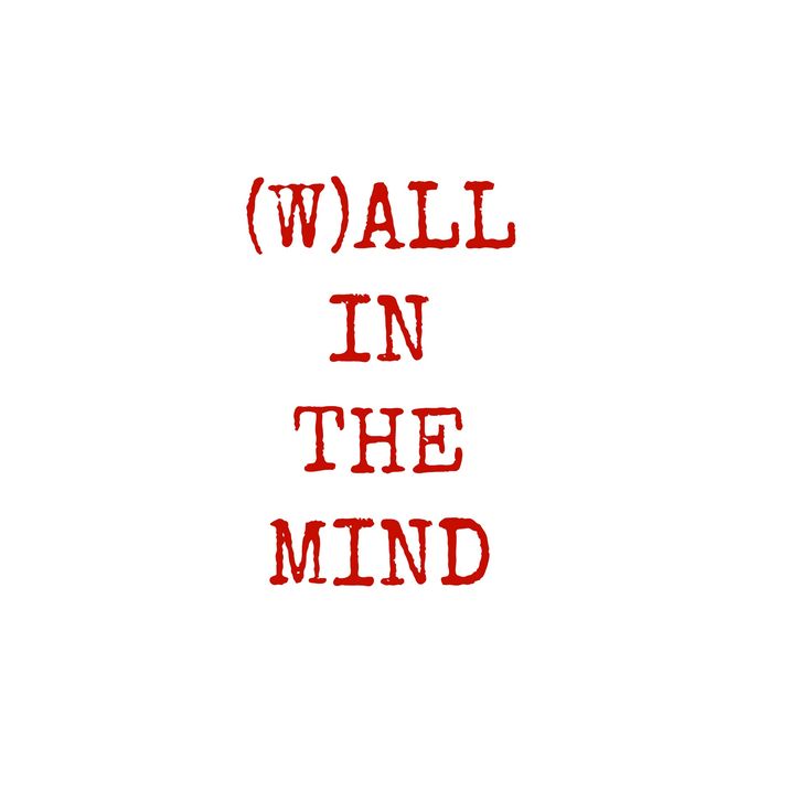 the words wall in the mind are red