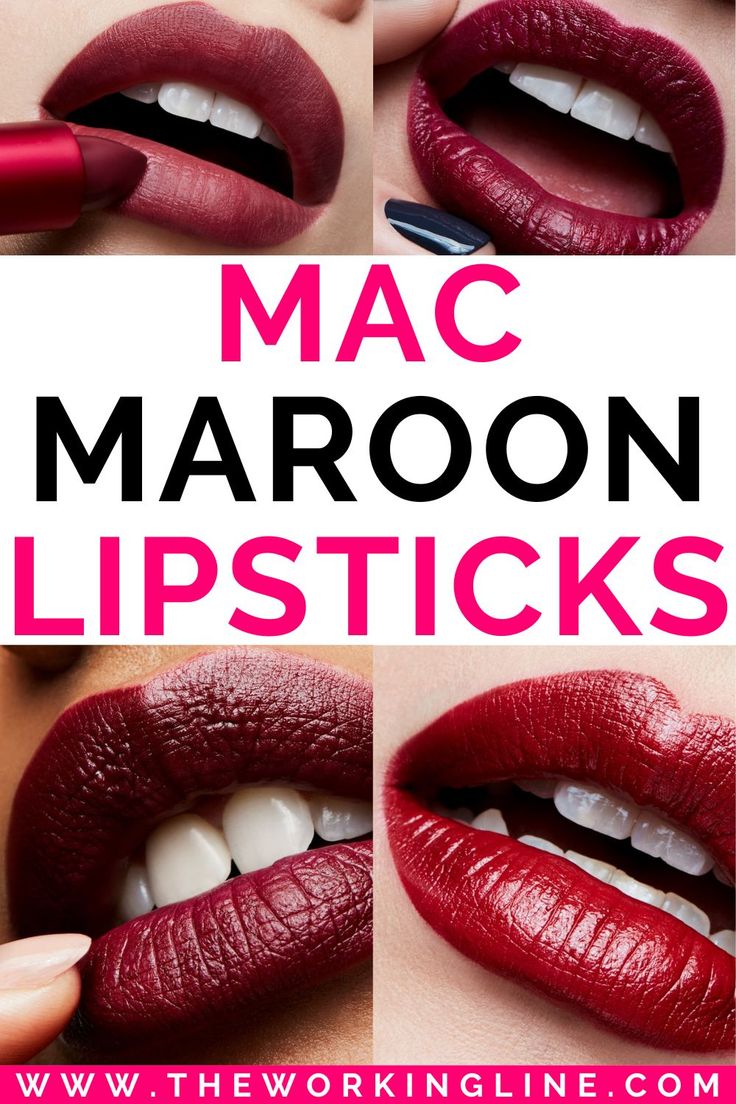 10 Best MAC Maroon Lipstick & Burgundy Shades Red to Dark Best Dark Red Lipstick, Maroon Lipstick Shades, Cranberry Lipstick, Lip Liner Drugstore, Fair Skin Lipstick, Dark Skin Lipstick, Makeup Products Mascara, Drugstore Lip Liner, Lipstick Dark Skin