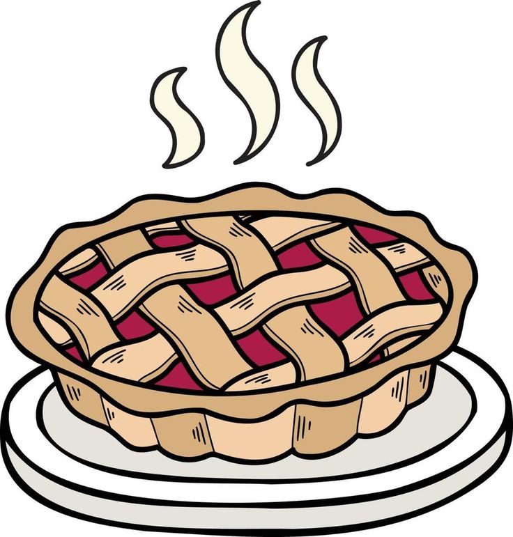 Hand Drawn Freshly Baked Pie illustration Cartoon Pie, Pie Illustration, Pie Drawing, Baked Pie, How To Make Pie, Halloween Bash, Art How, Infographic Templates, Freshly Baked