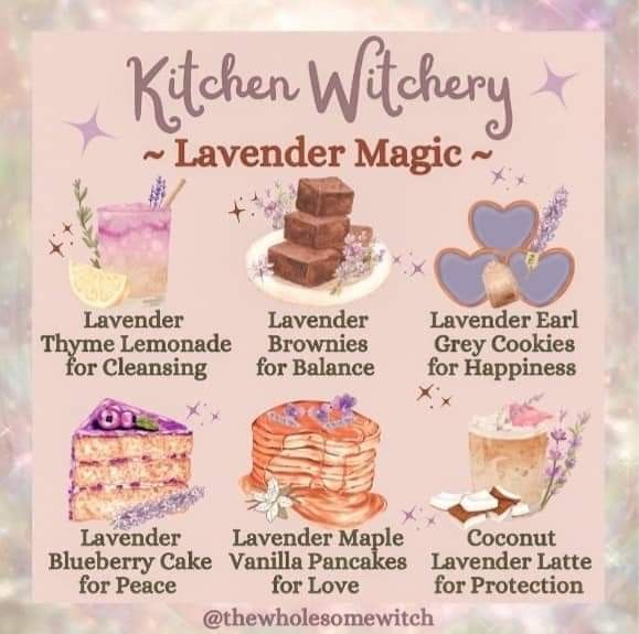 kitchen witchery lavender magic recipe