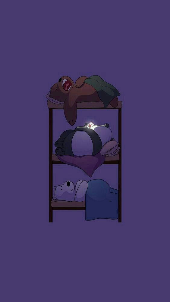 two people laying on top of a bunk bed with one person sleeping in the middle