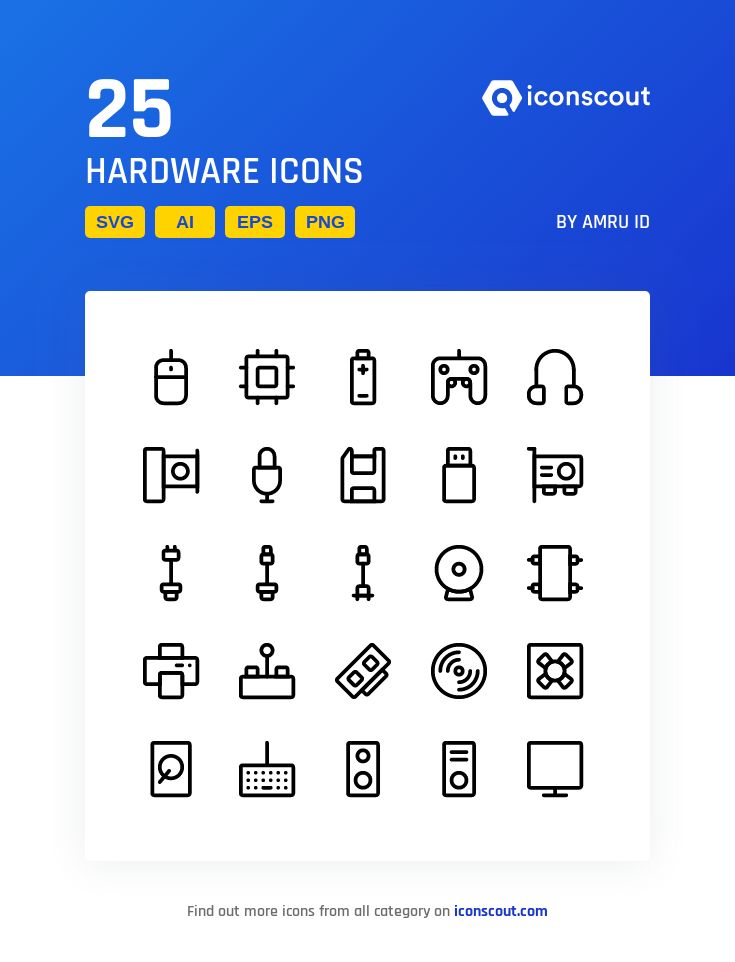 the 25 hardware icons are displayed in this screenshote screen shot from an app