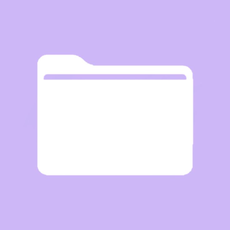 a folder icon on a purple background