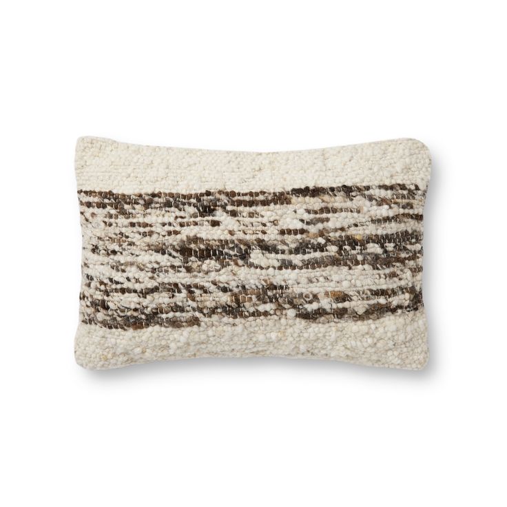 joan hand woven ivory tobacco pillow by amber lewis x loloi p154pal0032ivtopil5 1 Amber Lewis X Loloi, Amber Lewis, Chris Loves Julia, Black Pillows, Loloi Rugs, Amber Interiors, Magnolia Homes, Vintage Moroccan Rugs, Pillows And Throws