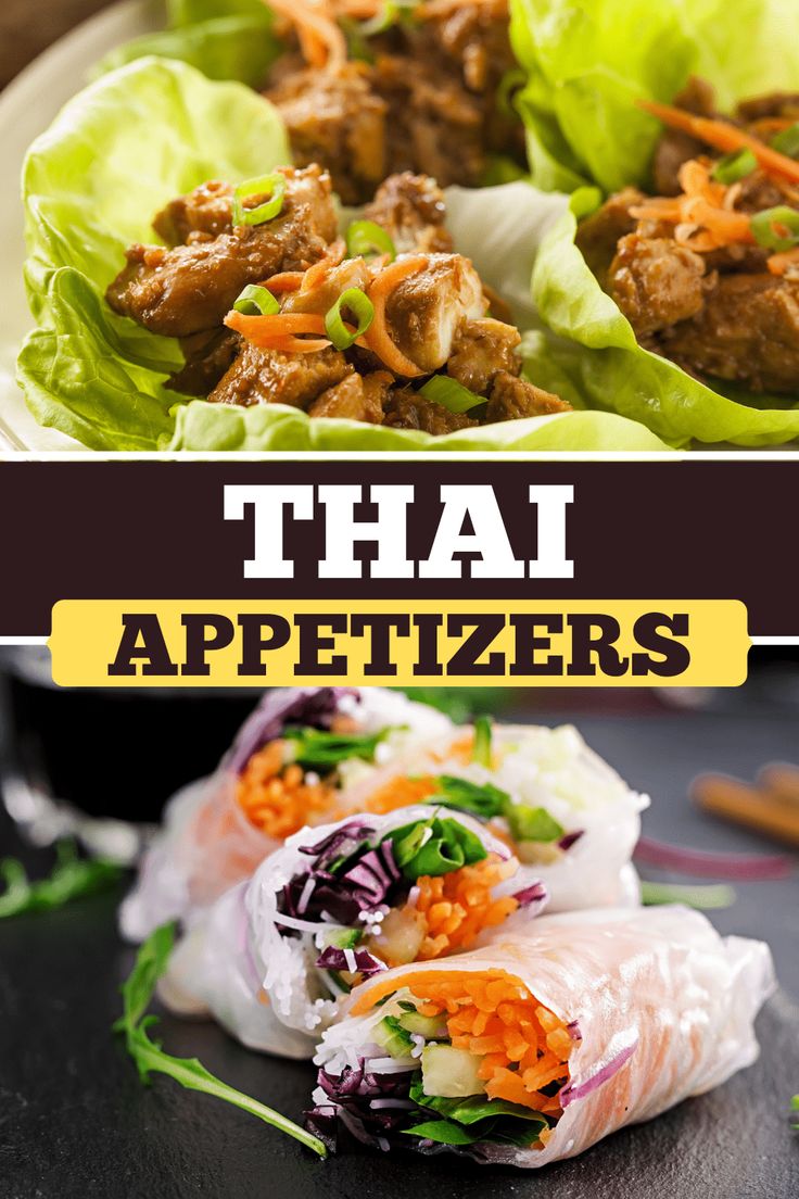 lettuce wraps filled with meat and vegetables