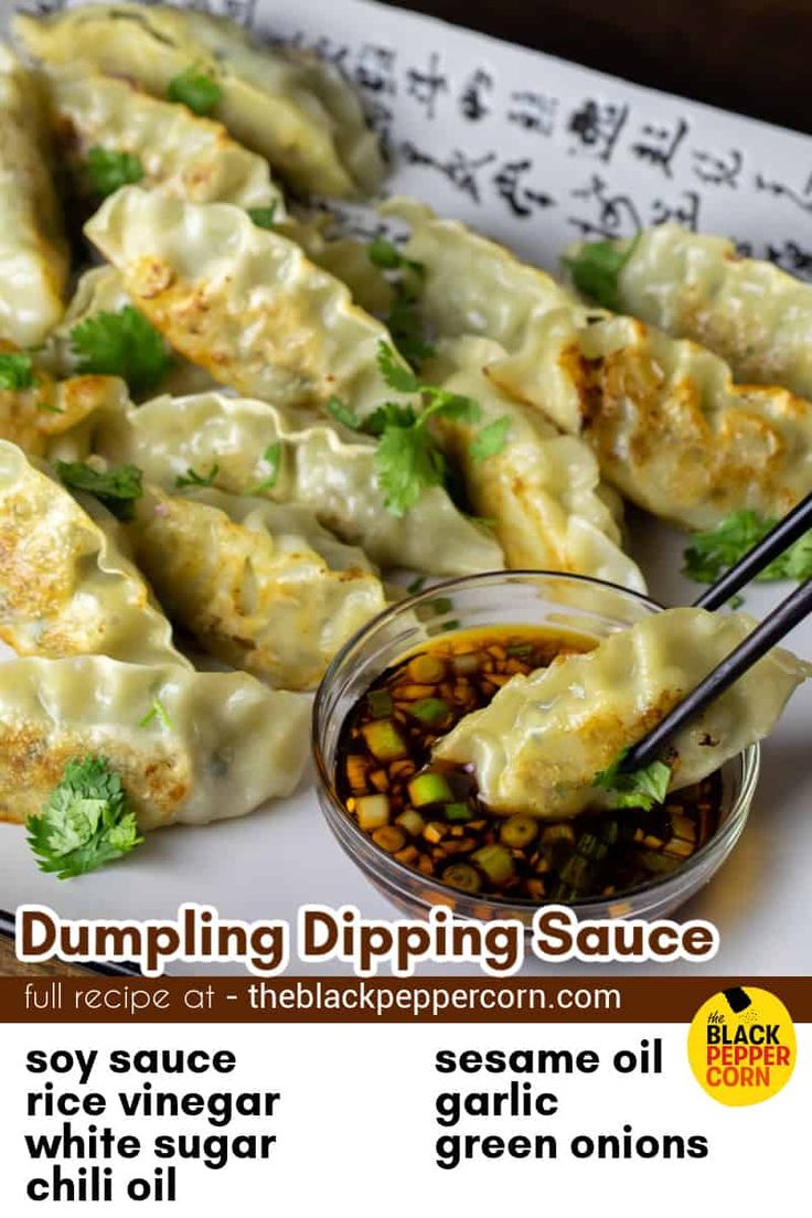 dumpling dipping sauce recipe with corn and green onions