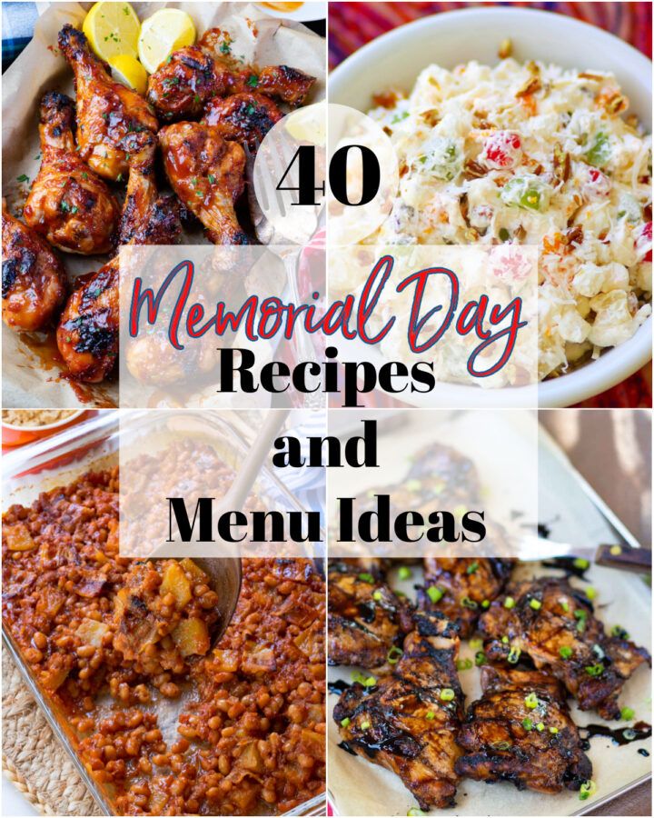 the top ten memorial day recipes and menu ideas