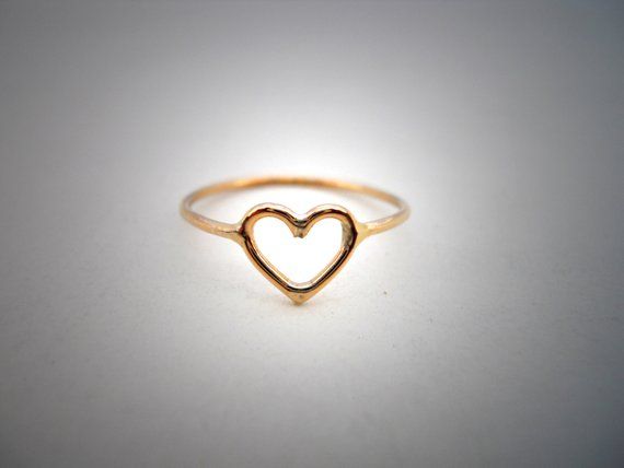 Praying you have good health and peace.Despite current world conditions I am still plugging away, creating and shipping jewelry.  This small heart is sweet, flirty, sassy, and fun. Show yourself some love. I make this ring from from 18ga wire in 14k gold filled. The heart is hand formed and soldered to make a long lasting, durable ring.DIMENSIONS: The heart is approximately 3/8" wide.------------------------------MATERIALS: 14k gold filled---------------------------------SIZES: US 1-16Pick your Cute Heart Ring For Valentine's Day Anniversary, Cute Rings For Valentine's Day Anniversary, Cute Rings For Anniversary On Valentine's Day, Heart Ring For Valentine's Day Party, Cute Gold Rings For Anniversary, Cute Gold Ring For Anniversary, Cute Gold Anniversary Rings, Heart Cut Ring For Valentine's Day Party, Valentine's Day Party Heart Cut Ring