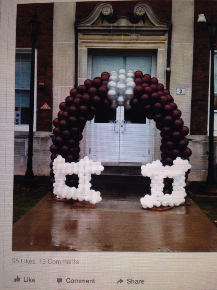 an image of balloons in the shape of letters