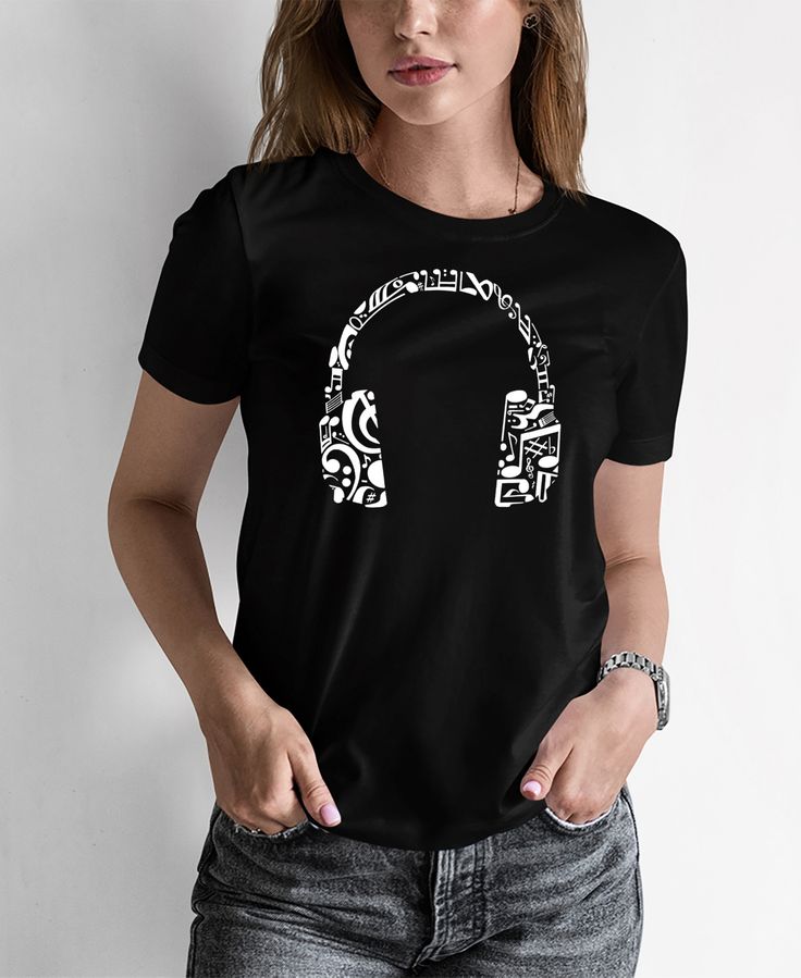 Music notes are the universal language of mankind. Put people in a room that don't speak the same language and they can start playing the same music together without saying a word. Black Hip Hop T-shirt For Music Festival, Black Music-themed Top With Letter Print, Music-themed Graphic Short Sleeve Top, Music-themed Graphic Design Short Sleeve Top, Black Music-themed Crew Neck Top, Music-themed Black Crew Neck Top, Black Short Sleeve Music-themed Tops, Black Crew Neck Music-themed Top, Black Music-themed T-shirt With Letter Print