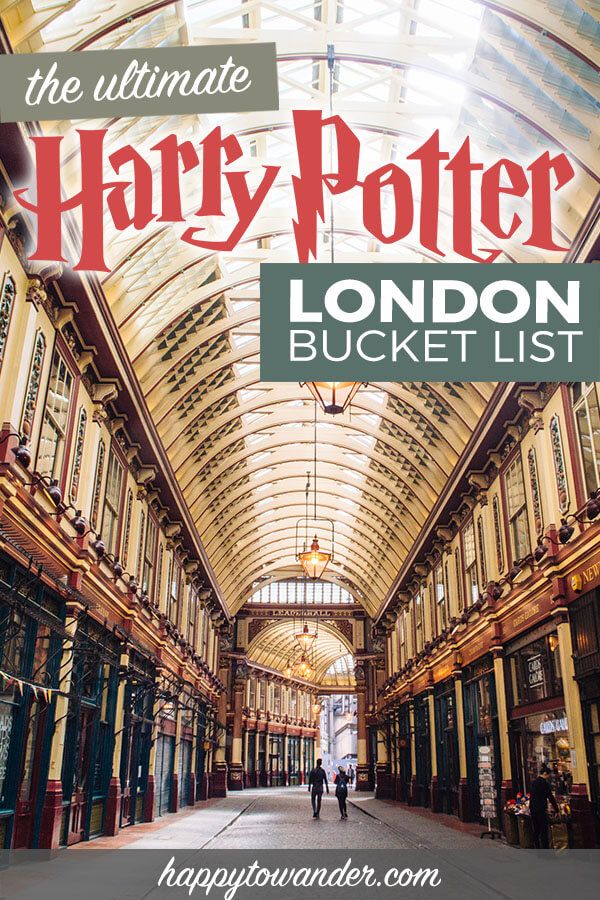 the ultimate harry potter london bucket list