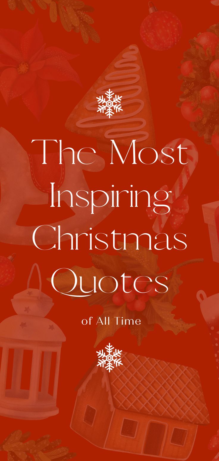 the most inspring christmas quotes of all time cover art for an upcoming book