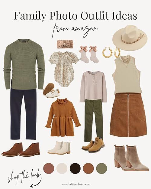 an image of family photo outfit ideas