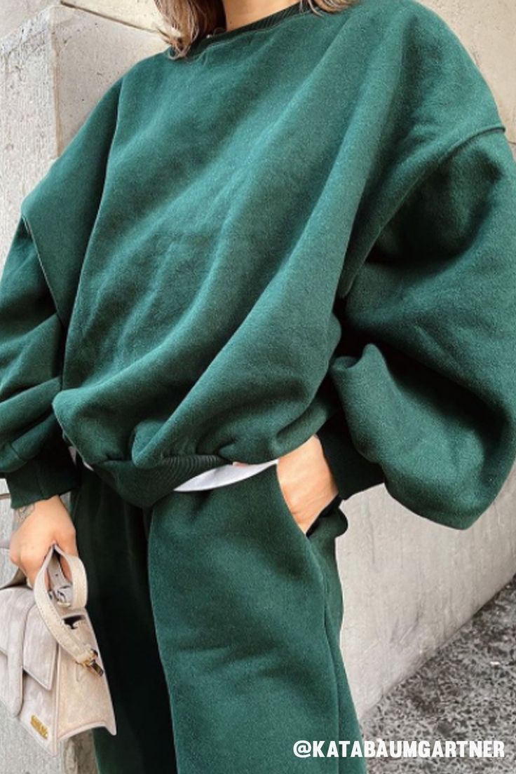 Shop Lexi Brushed Oversized Sweatshirt at storets. Discover more Tops bloggers approved as seen on Instagram Weather Clothes, Deep Forest Green, Advertising And Promotion, Sweatshirt Outfit, Deep Forest, Green Outfit, Sunday Brunch, Oversized Sweatshirt, Sleeve Detail