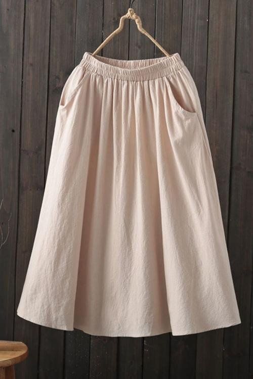 Details:Material: CottonSIZE(IN)WaistLengthS28.331.1M30.331.5L32.731.9XL35.432.3XXL38.232.7 Filipiniana Dress, Long Skirt Fashion, Skirt Cotton, Skirt Pleated, Maxi Robes, Line Skirt, Skirt Design, Casual Sets, Color Khaki