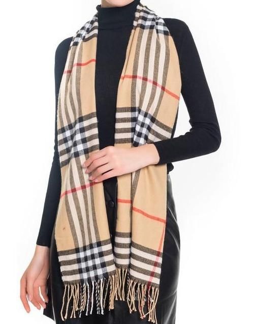 "Burberry" inspired winter scarf with fringe. Tan with white black and red plaid design. Unisex One Size Fabric: 100% POLYESTER Made in CHINA Dress For The Weather, Ny Outfits, Tartan Plaid Scarf, Checkered Scarf, Tie Dye Scarves, Scarf With Fringe, Yellow Scarf, Small Scarf, Plaid Blanket Scarf