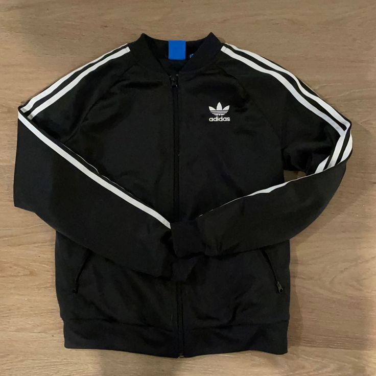 Never Worn. Perfect Condition Adidas Jackets, Adidas Black, Utility Jacket, Black Adidas, Adidas Women, Adidas Jacket, Jackets For Women, Jackets & Coats, Black White