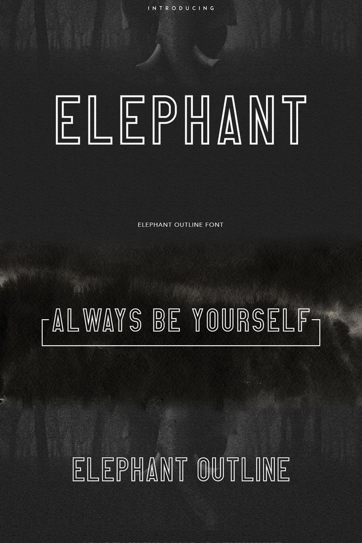 the elephant movie poster is black and white, with an image of a man's face