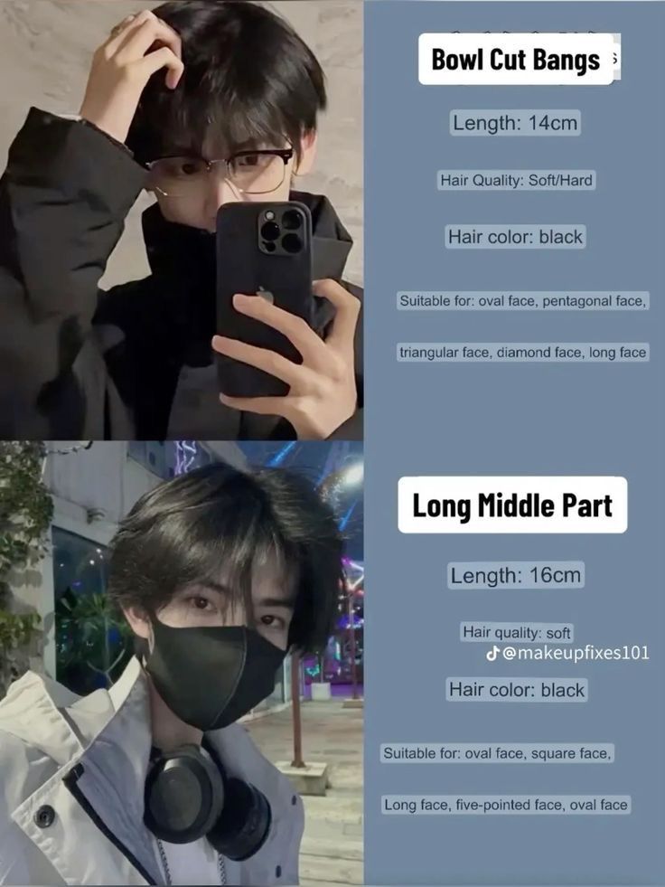 Bangs Based On Face Shape, Oval Head Shape Hairstyles Men, Square Face Hairstyles Men Long, Square Faces Hairstyles, Cute Haircuts For Square Faces, Asian Man Haircut Oval Face, Korean Style Haircut Men, Short Hair Styles Oval Face, Haircuts For Oval Shaped Face Men