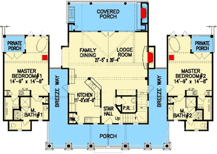 this is the floor plan for these house plans