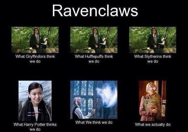 the ravenclaws are all different types of characters in their own words and pictures