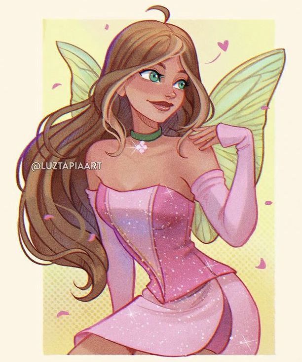 a drawing of a woman dressed as a fairy