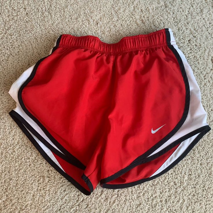 Rlly Cute And In New Condition Nike Shorts New Without Tag Nike Red Sporty Shorts, Nike Sporty Red Bottoms, Sporty Red Nike Bottoms, Red Casual Athletic Shorts For Workout, Casual Red Athletic Shorts For Workout, Red Athleisure Shorts For Spring, Nike Red Athleisure Bottoms, Nike Red Athletic Shorts, Nike Red Sporty Athletic Shorts