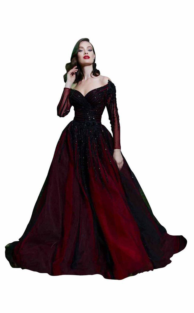 Prom Dress Designs, Whimsigoth Wedding, Full Sleeves Design, Female Costume, Red Ball Gown, Red Wedding Dress, Mnm Couture, Hey Friend, Red Wedding Dresses