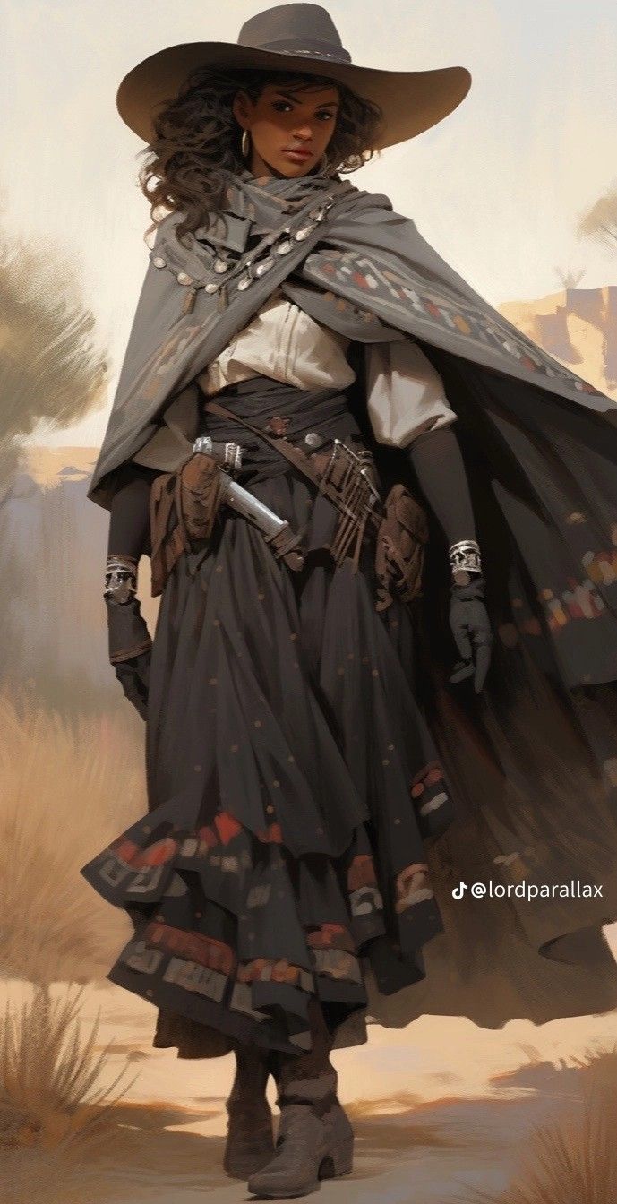 Wild West Outfits, Cowboy Character Design, Fantasy Clothing, Dnd Characters, Character Outfits, Character Portraits, Art Reference Photos, Fantasy Character Design, Art Reference Poses