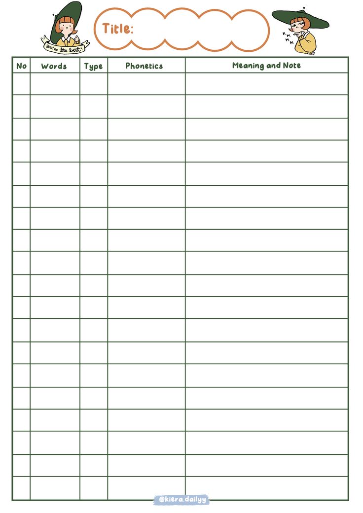 a printable worksheet for kids to do lists