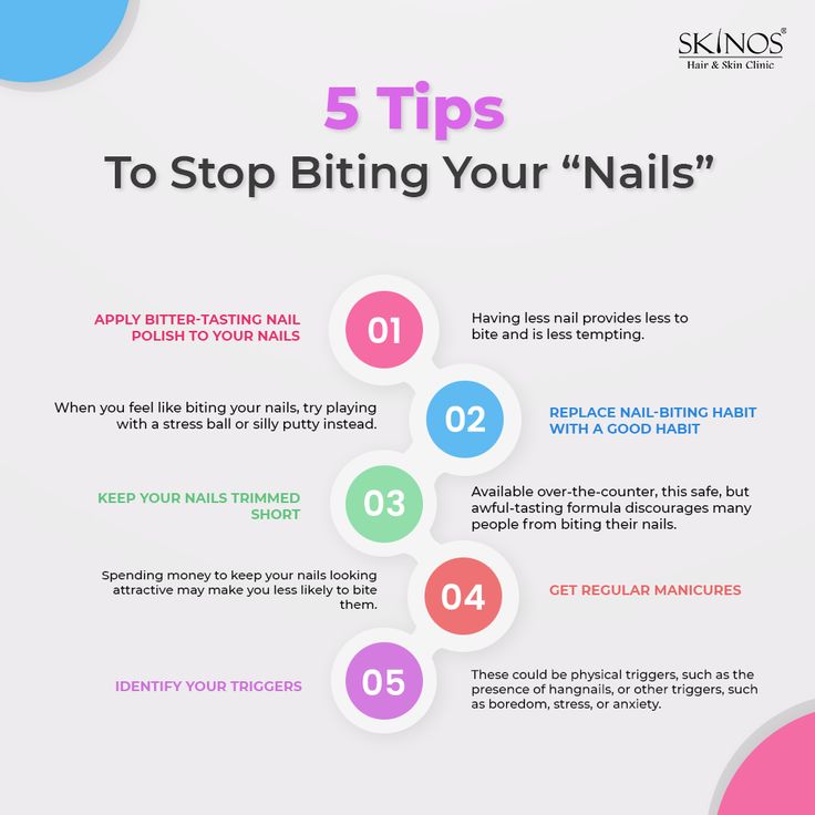 5 Tips to stop nail biting Stop Biting Your Nails, Nail Biting Habit, Nail Growth Tips, Holistic Health Remedies, Weak Nails, Break Bad Habits, Skin Specialist, Nursing Tips, Skin Care Clinic