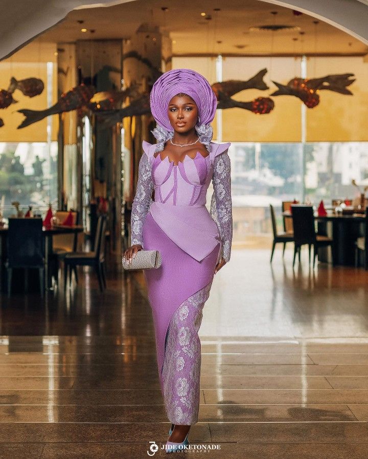 Nigerian Wedding Attire, Yoruba Bride, Igbo Bride, Stylish Naija, African Traditional Wedding Dress, Nigerian Lace Styles Dress, Nigerian Lace Styles, African Bride, Traditional Wedding Attire