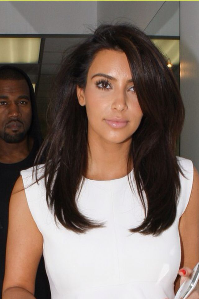 Kim K Medium Hair, Kim K Mid Length Hair, Kim Kardashian Medium Hair, Kim K Medium Length Hair, Kim Kardashian Mid Length Hair, Kim Kardashian Side Part, Kim Kardashian Hair Short, Kim K Black Hair, Kim K Hairstyles