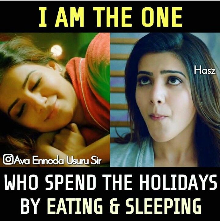 two women are shown with the caption that says, i am the one who spend the holidays by eating & sleeping