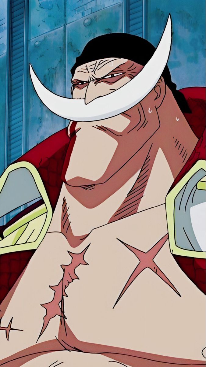 an animated image of a naked man with large white horns on his head and chest