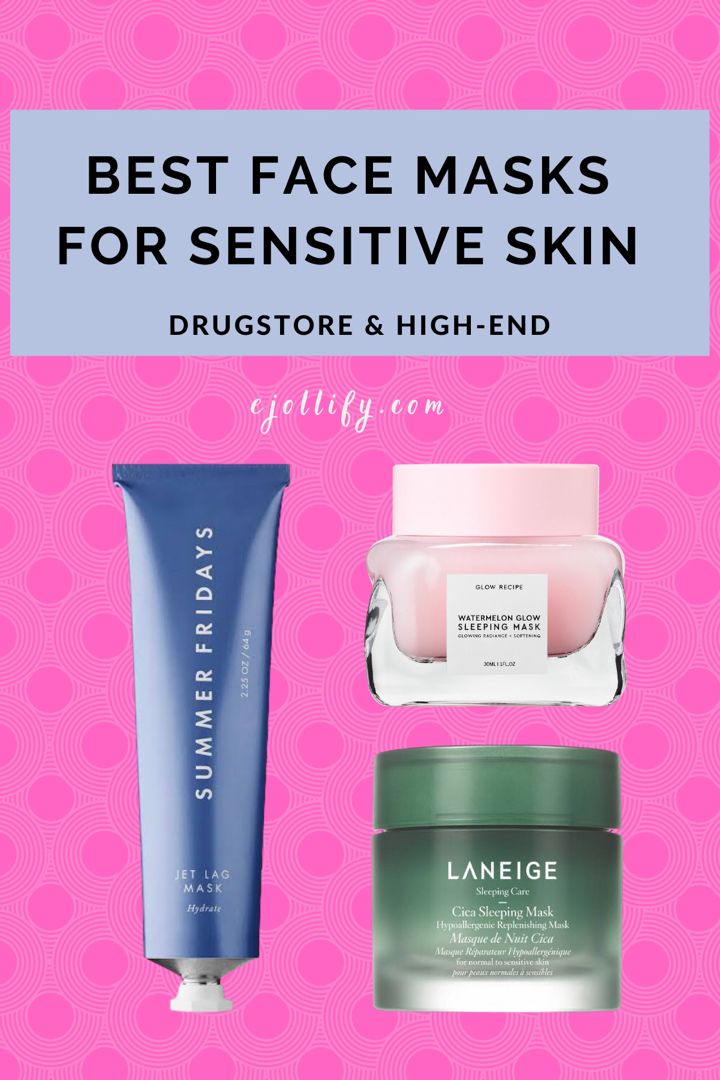 There’s nothing more annoying than coming home from Sephora with a full bag of products only to find out they irritate your skin. There are great face masks out there for hydrating, brightening, cleansing… But when your skin is sensitive, you can’t grab the first one you see. Here's 10 best face masks for sensitive skin for you to include in your skincare routine. From best drugstore products to best affordable ones, choose the product you like! Face Masks For Sensitive Skin, Best Hydrating Face Mask, Best Drugstore Products, Soothing Face Mask, Vegan Face Mask, Watermelon Glow Sleeping Mask, Moisturizing Face Mask, Teen Skincare, Drugstore Products