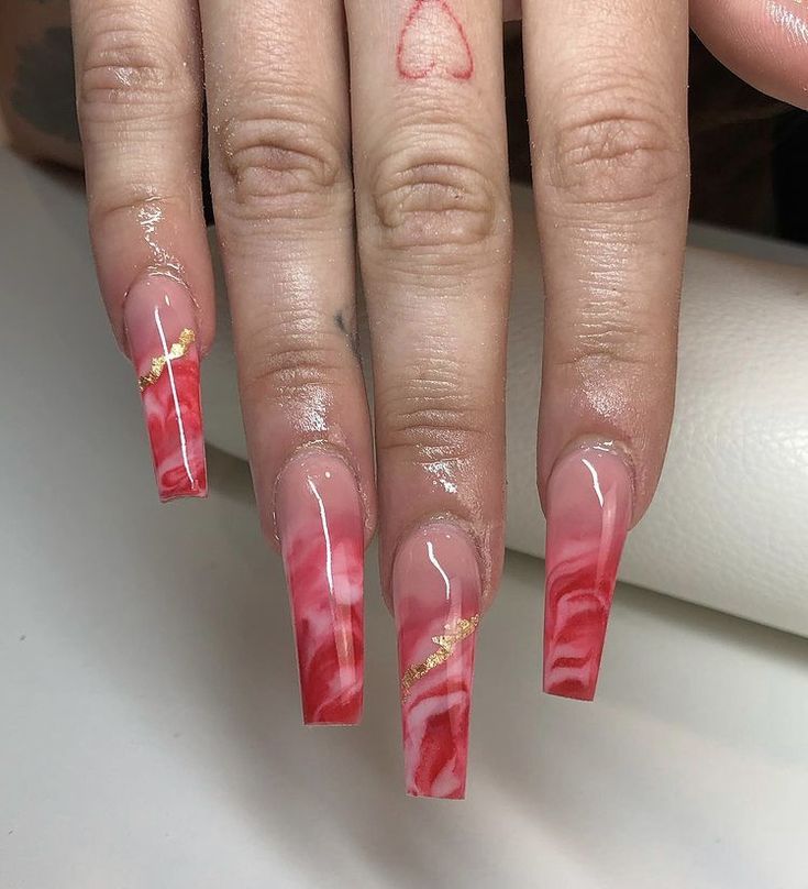 Pin by 𝐷𝑎𝑚𝑖. on k l a w s | Ombre acrylic nails, Pretty nails, Long acrylic nails Acrylic Nails Pretty, Pink Marble Nails, Nails Long Acrylic, Marble Acrylic Nails, Ombre Acrylic, Nails Pretty, Drip Nails, Ombre Acrylic Nails, Edgy Nails