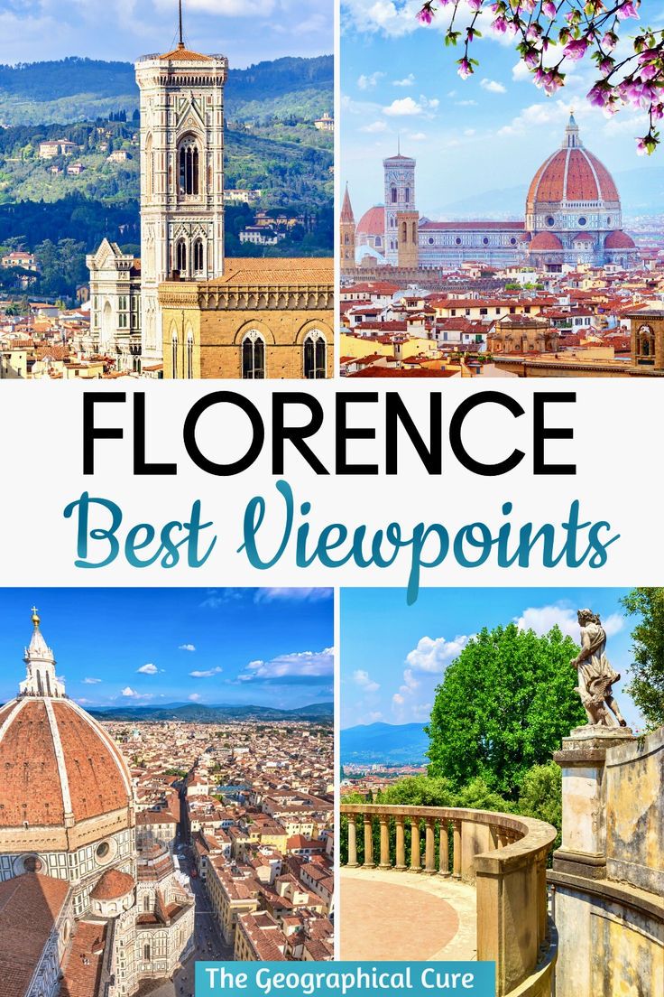 Pinterest pin for best viewpoints in Florence Must See In Florence Italy, Best Area To Stay In Florence Italy, Florence Sightseeing, Florence Must See, Museums In Florence, View On Art Florence, Florence City, Florence Italy Travel, Italy Trip Planning