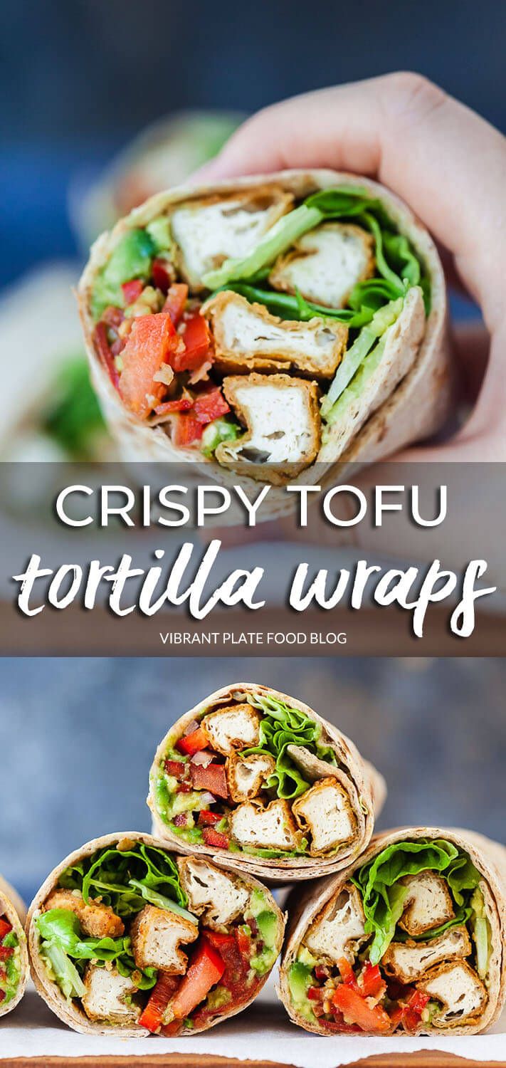 tortilla wraps filled with chicken, lettuce and tomatoes