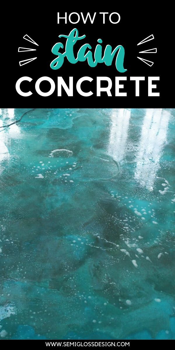 how to stain concrete with the words how to stain concrete on top and below it