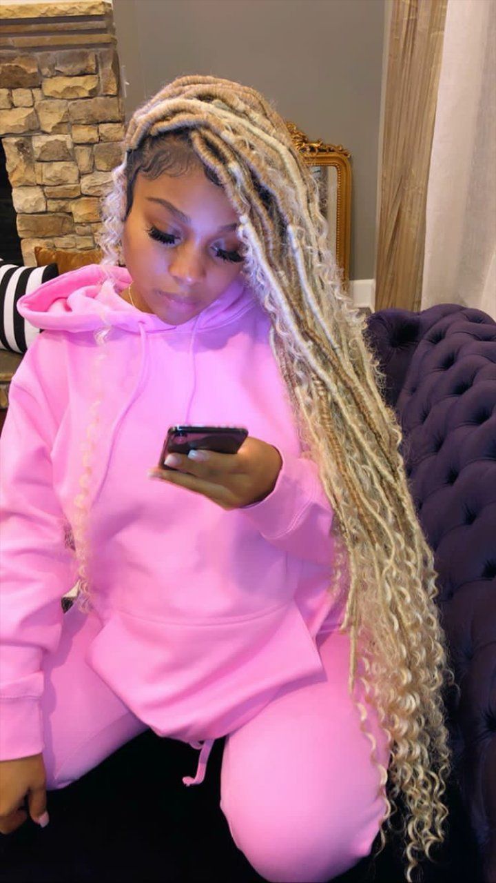 Blonde Locs, Boho Locs, Twisted Hair, Blonde Locks, Jayda Wayda, Faux Locs Hairstyles, Braids Twist, Braids Locs, Girls Hairstyles Braids