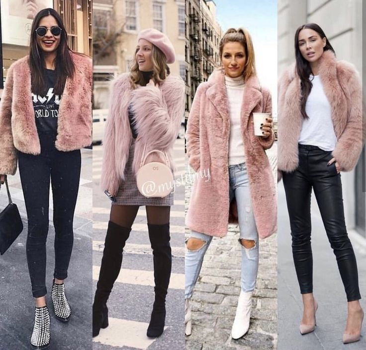 Pink Fur Coat Outfit, Fur Coat Outfit Winter, Coat Outfit Winter, Nails Model, Pink Fur Coat, Fur Coat Outfit, Coat Outfit, Pink Fur, Girls Nails