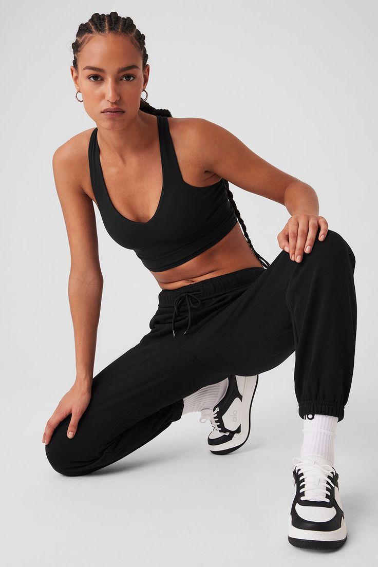 The search for the perfect lounge-to-street look is over. Our iconic sweats have classic details, like an elastic waistband and cuffs, plus a relaxed fit that reads laid-back but not slouchy (since this is a unisex style, we recommend sizing down to achieve this look). The French terry feels smooth on the outside and fleecy on the inside. And may we suggest a matching Accolade Hoodie or Crew Neck? Alo Yoga Sporty Loungewear Bottoms, Sporty Sweats By Alo Yoga, Casual Alo Yoga Pants With Elastic Waistband, Alo Yoga Casual Pants With Elastic Waistband, Alo Yoga Sporty Activewear With Comfort Waistband, Casual Alo Yoga Pants With Ribbed Waistband, Sporty Alo Yoga Joggers For Loungewear, Casual Alo Yoga Bottoms, Casual Solid Color Alo Yoga Activewear