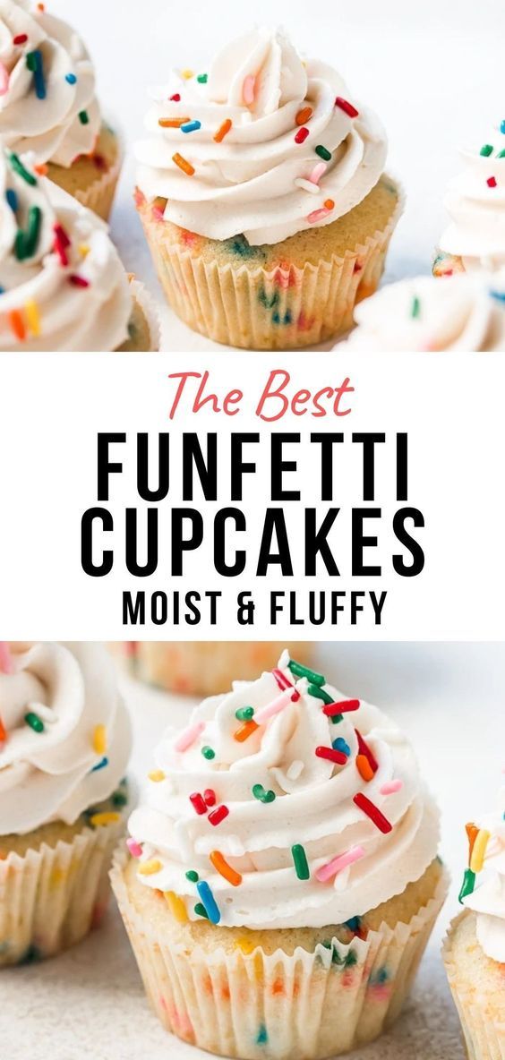 the best funfetti cupcakes most and fluffy