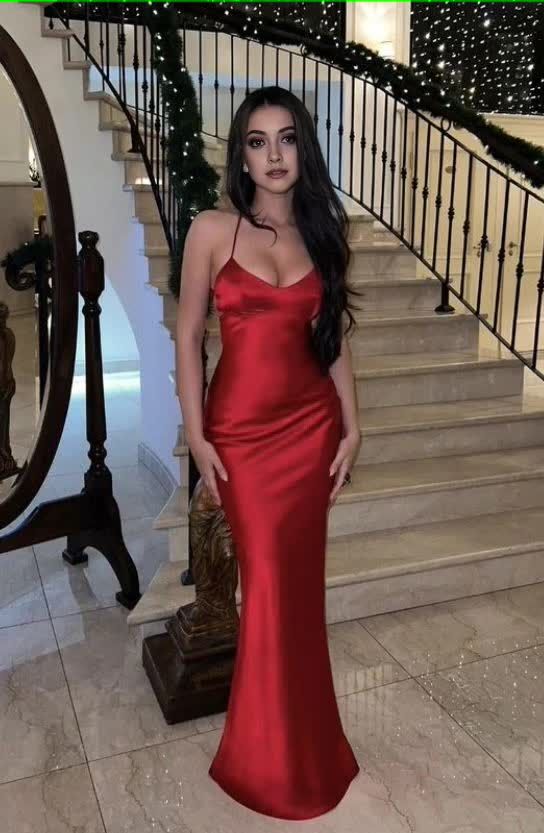 Сексуальна червона русалка спагетті ремінці Maxi Long Party Prutes, вечірня сукня Prom Dress Inspo, Red Mermaid, V Neck Prom Dresses, Prom Dress Inspiration, Cute Prom Dresses, Pretty Prom Dresses, Custom Size Dresses, فستان سهرة, Popular Dresses