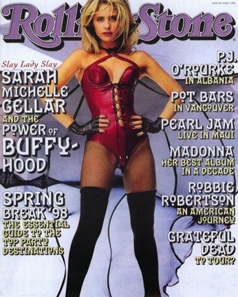 Slay lady slay!  Sarah Michelle Gellar on the cover of Rolling Stone #btvs Rolling Stone Magazine Cover, Sarah Michelle Gellar Buffy, Rolling Stone Magazine, Buffy Summers, Rolling Stones Magazine, Alyson Hannigan, Sarah Michelle Gellar, Seinfeld, Buffy The Vampire