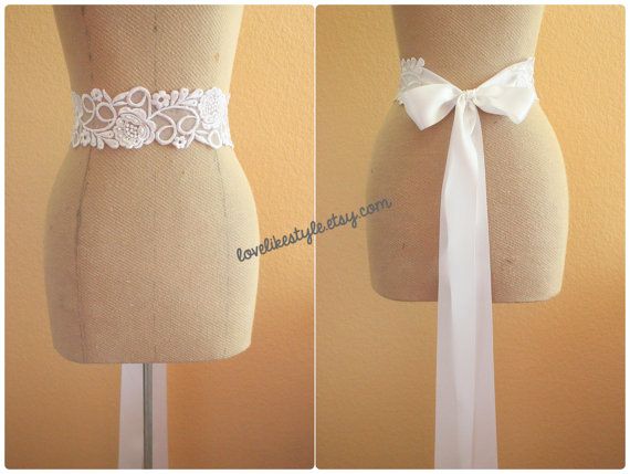 White Embroidery Lace with Pearl / Rhinestone Sash , Bridal White Sash , Bridemaid White Sash / SH-21A Lace Sash, Wedding Dress Belt, Wedding Sash Belt, Flower Soft, Wedding Sash, Wedding Belts, Sash Belts, Sash Belt, Embroidery Lace