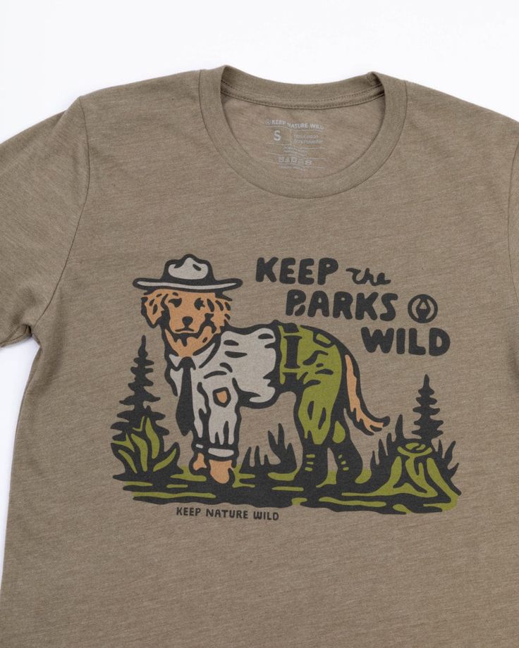 a t - shirt that says keep us parks and wild