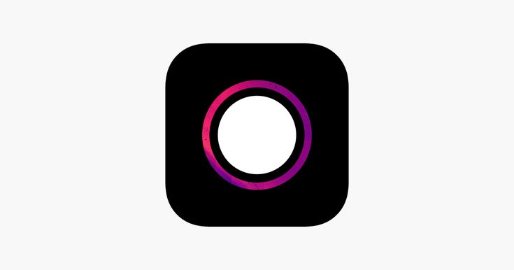 an app icon with the letter o in it's center and purple circles around it