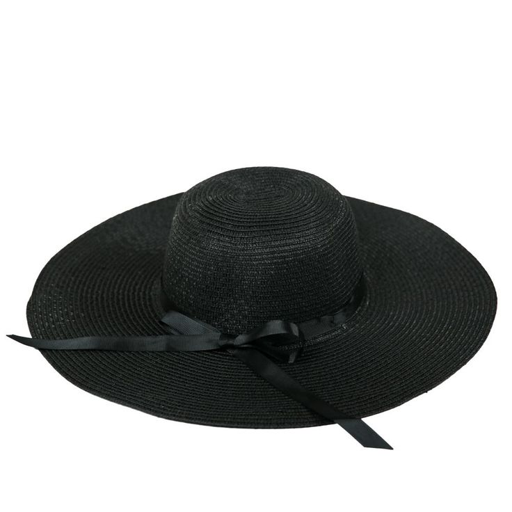 Go about your day in comfort and style with this natural and black hat. This floppy hat has a wide brim to offer your eyes, skin and hair plenty of protection from sun, all while keeping you incredibly chic. Pair with a fun dress for a stylish summer look. Details & Care: 100% paper Head Circumference: 23″ Crown Height: 4″ Brim Width: 5″ Hand wash cold, Dry flat Paper Head, Lesbian Outfits, Manic Pixie Dream Girl, Crown Heights, Fun Dress, Black Hat, Summer Look, Hats For Sale, Summer Hats